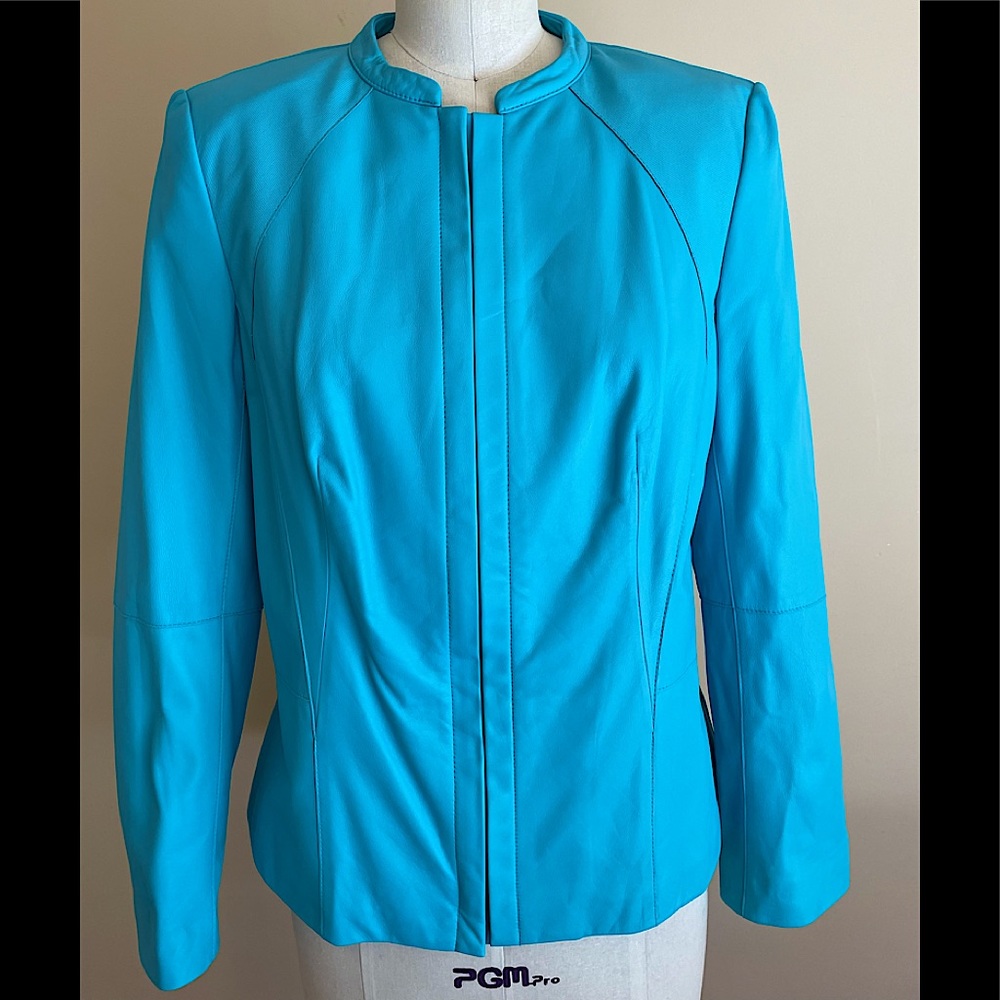 Lafayette 148 Genuine Leather Jacket